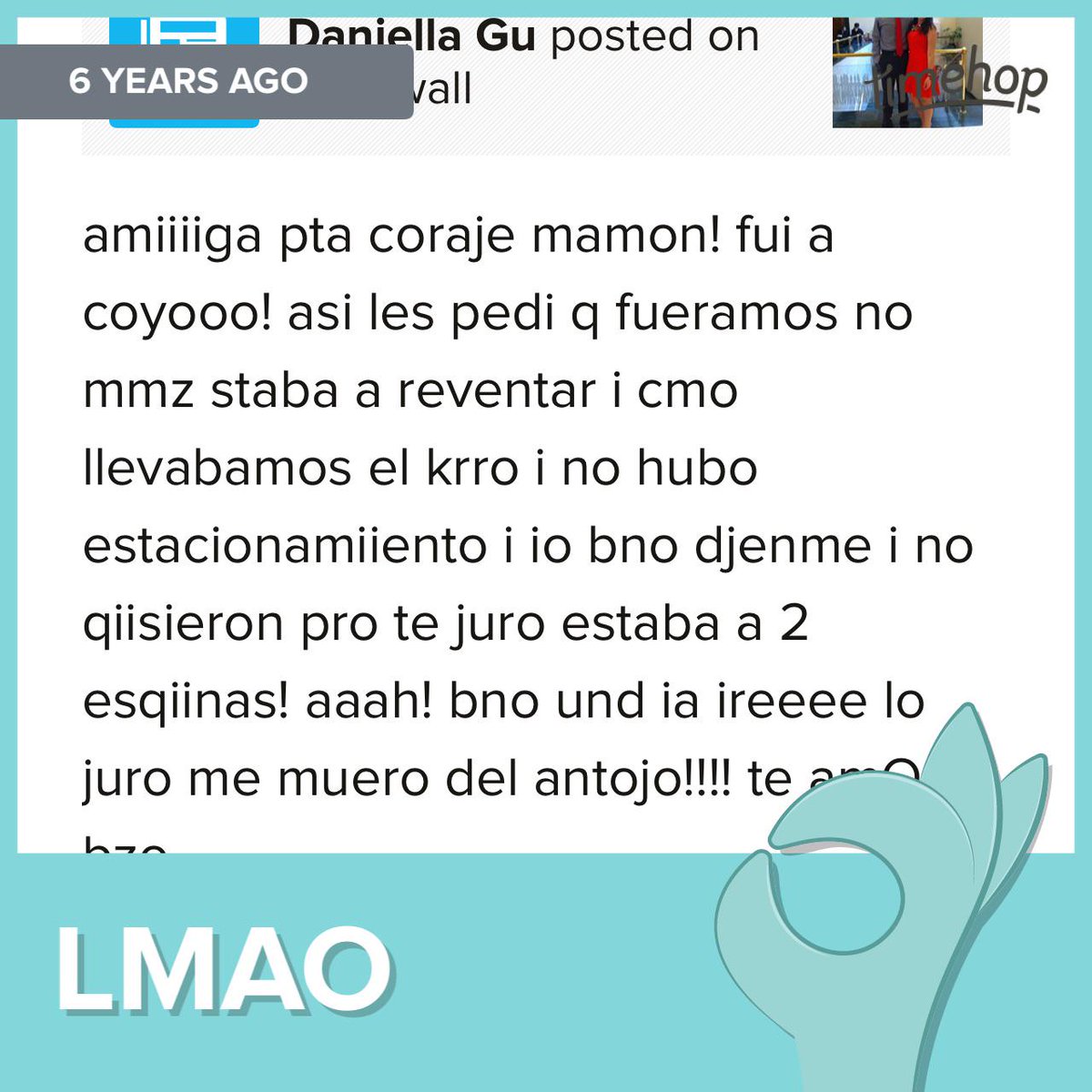 MonjOour's tweet photo. Lmao #timehop @Lallastuff  http://t.co/01qF04j0Qv http://t.co/Yx0bqUOUDt