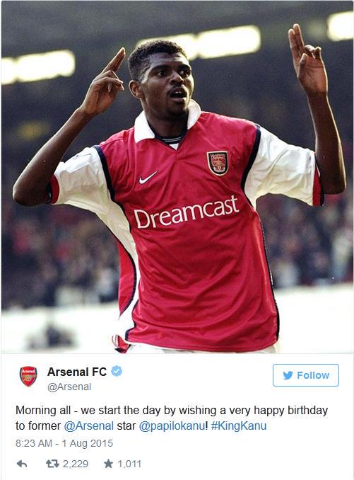 Happy Birthday! Nwankwo Kanu Turns 39 Today  