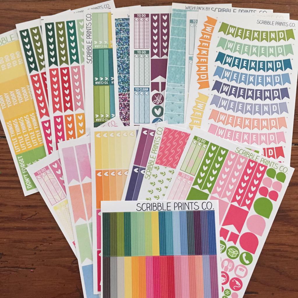 teamfilofax's tweet photo. In LOVE with my order from #scribbleprintsco. Thanks Andrea!!! http://t.co/mEXGBhQskK