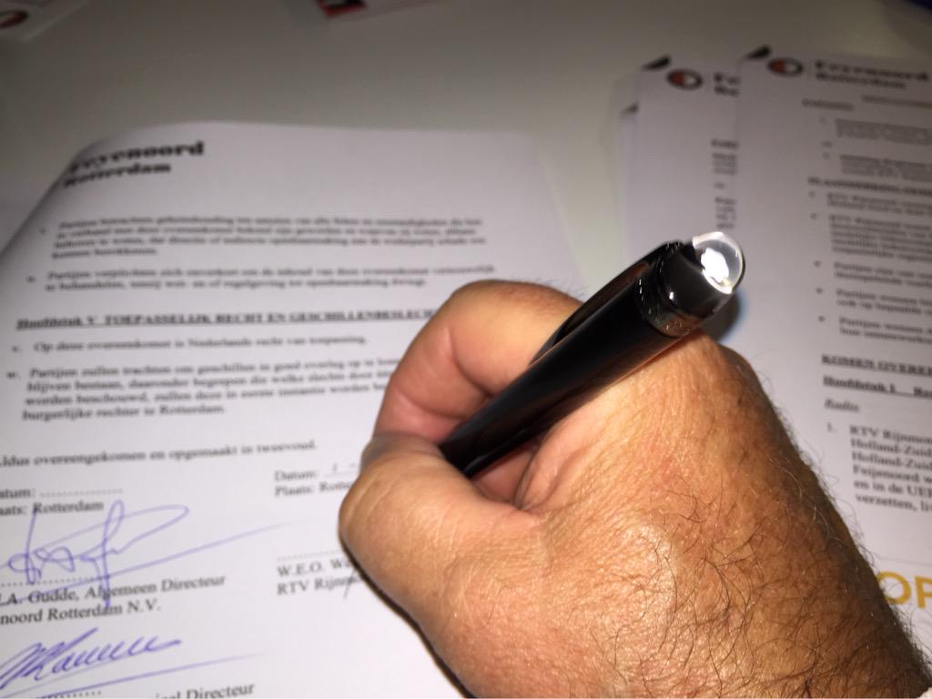 En weer een driejarige media overeenkomst tussen #RTVRijnmond en #Feyenoord. Goede zaak👍🏻