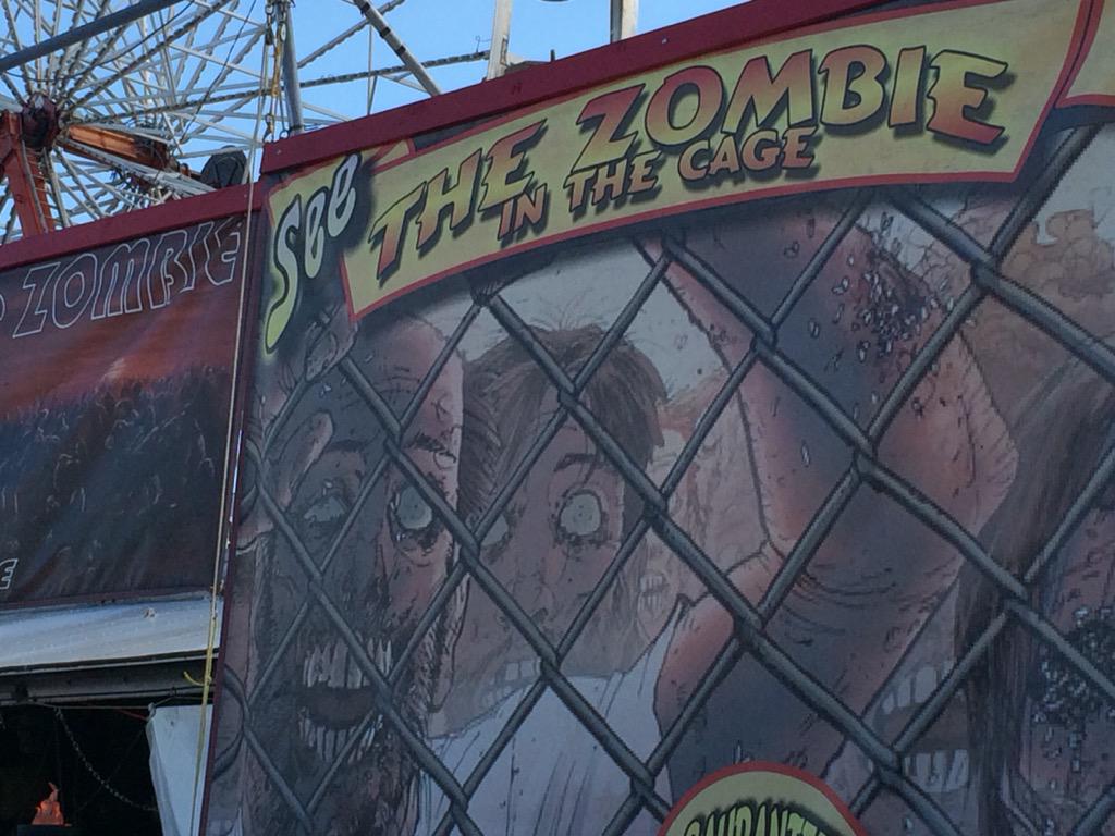 genejm29's tweet image. #NJStateFair Want to meet a "real zombie "? You can here!