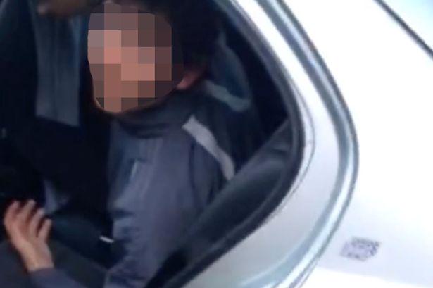 DailyMirror's tweet photo. I found an illegal immigrant asleep in the back of my car http://t.co/CZURvlG0O1 http://t.co/x5k5c5XC6R