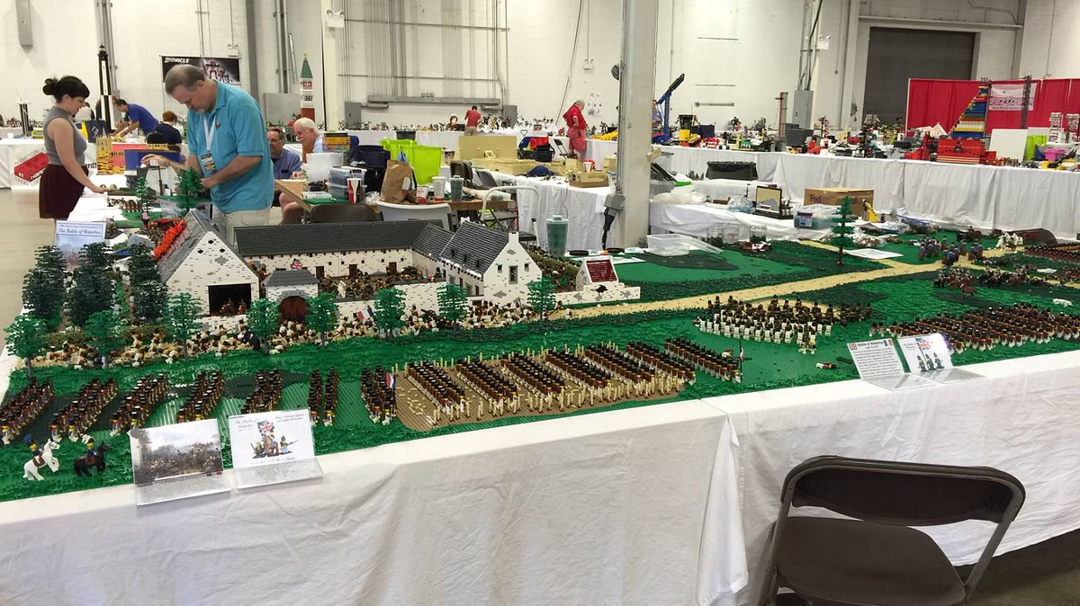 MOCTrials's tweet photo. Only thing missing is some #ABBA playing in the background - Battle of Waterloo #BrickFair #BFVA http://t.co/lJl1fn4sxv