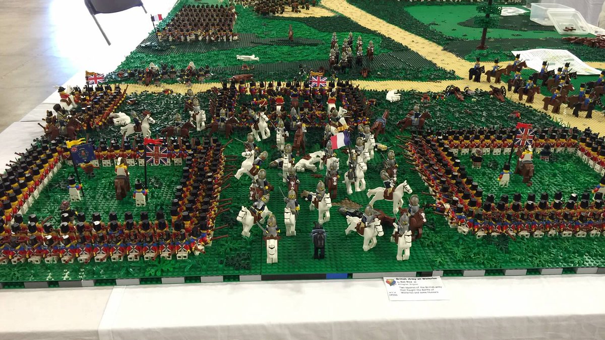 MOCTrials's tweet photo. Only thing missing is some #ABBA playing in the background - Battle of Waterloo #BrickFair #BFVA http://t.co/lJl1fn4sxv