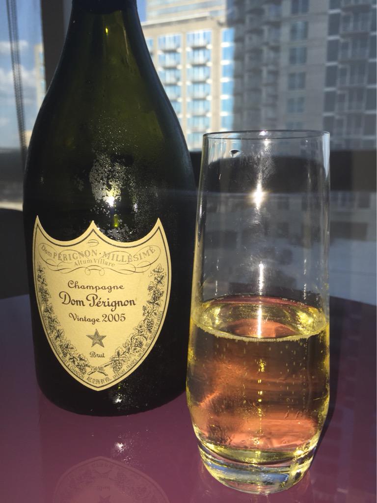 Enjoying #domperignon <a href="/WHotels/">W Hotels</a> Midtown Atlanta #Hotlanta #ChampagnePop