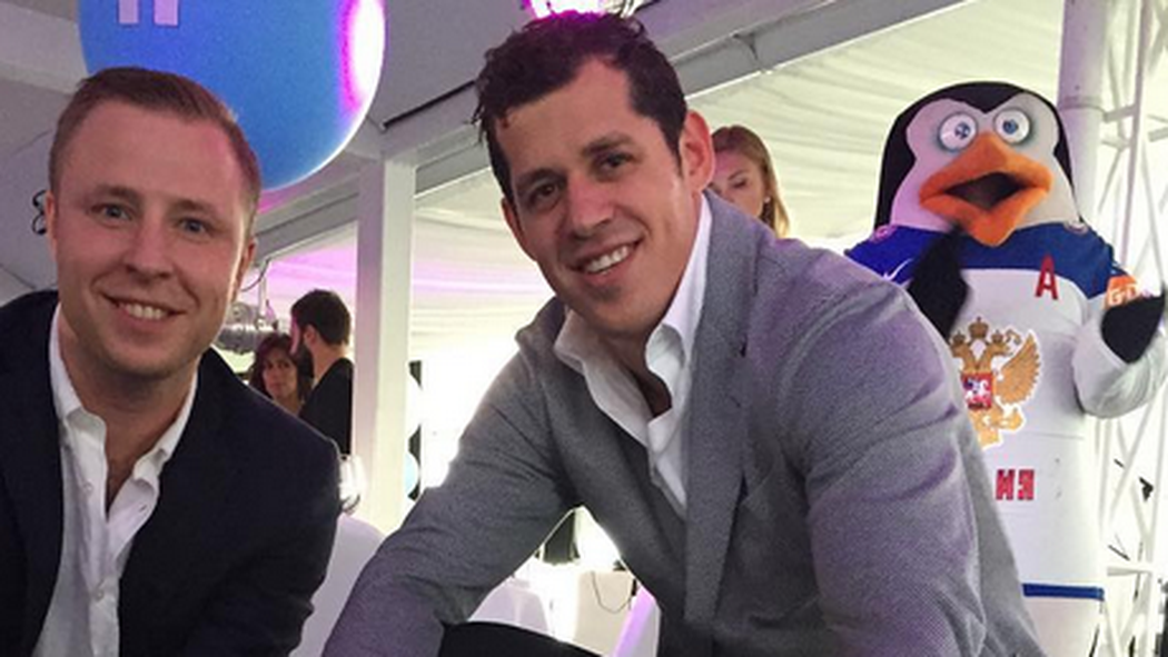 Because of course this is how Geno celebrated his birthday: with penguins everywhere  