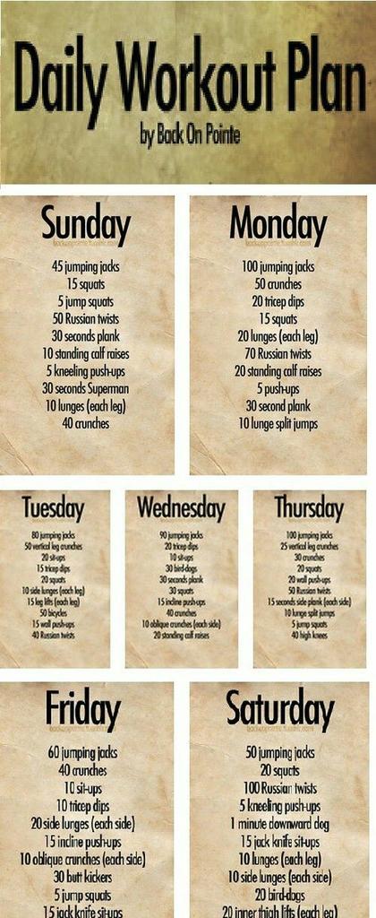 BetterRunHappy's tweet photo. Week long workout plan for you all to take hold off http://t.co/hrOR2QvVL0