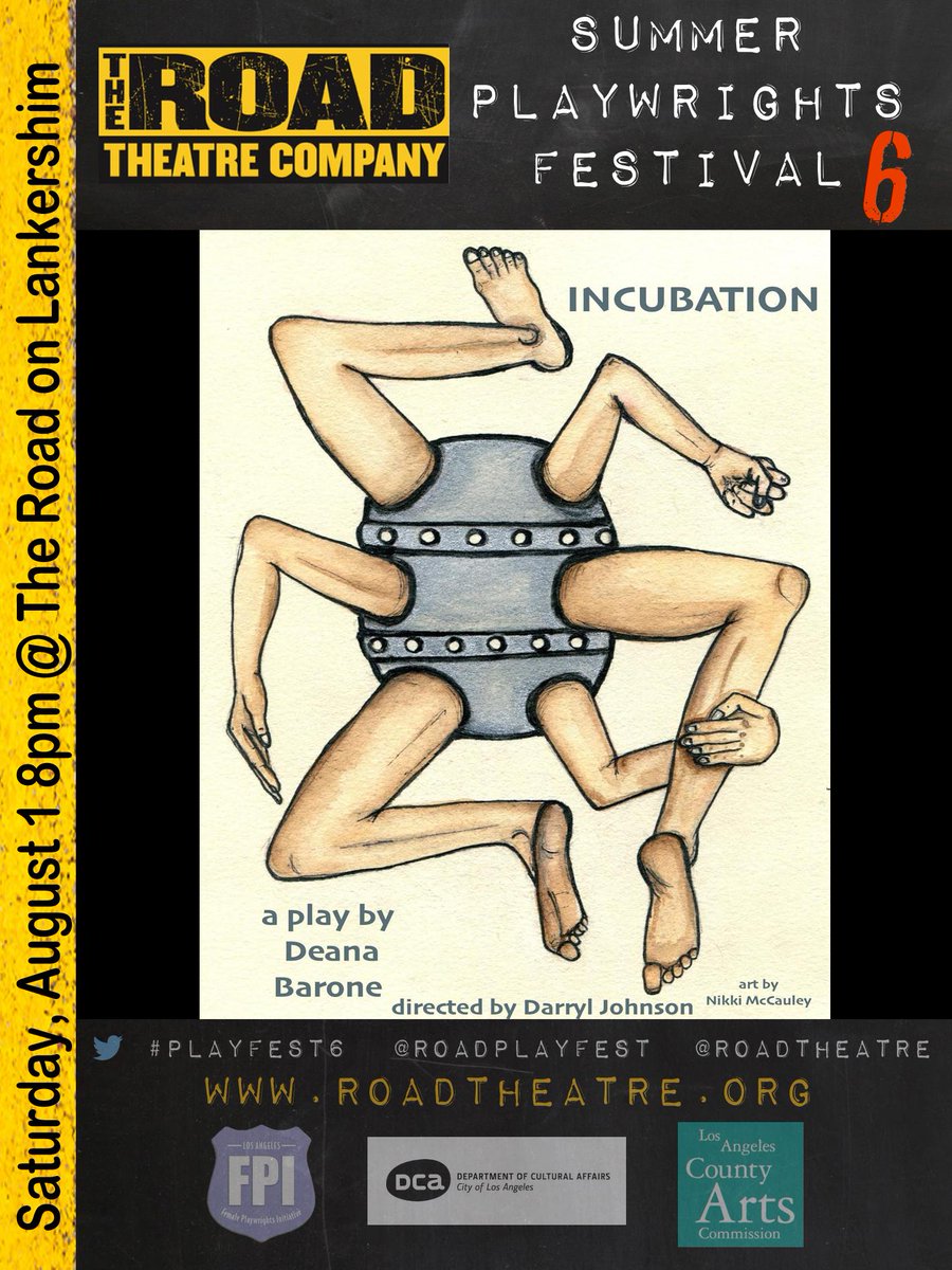 roadtheatre's tweet photo. Tonight! Day 7 @roadplayfest INCUBATION @DBStoryteller + PLAYDATE #LaurenceKlavan + WELCOME HOME #StephenBrown #Spf6 http://t.co/3ujysU91G2