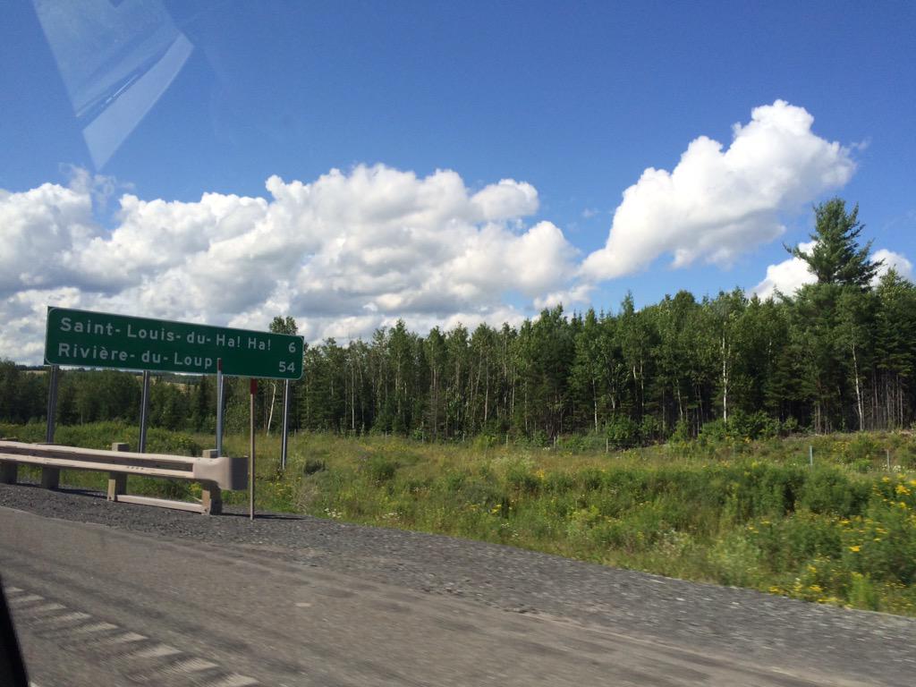haha!!!! On our way to Montreal! #ontour