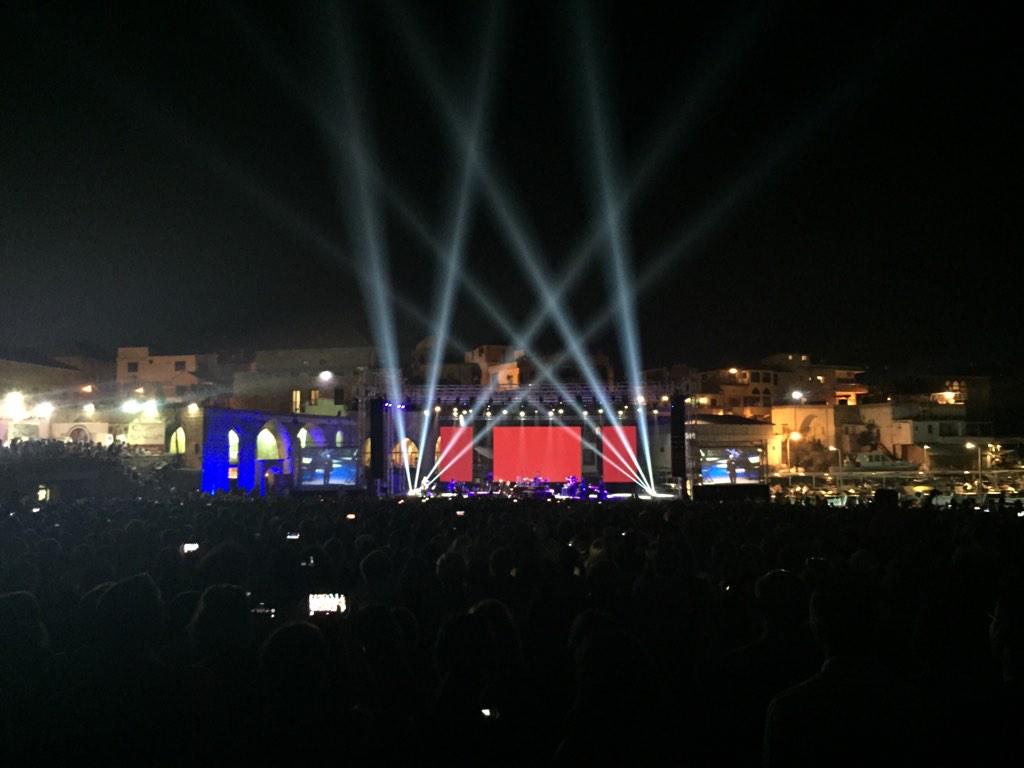 #Aznavour 91!!!! singing Ave Maria at #batroun festival
