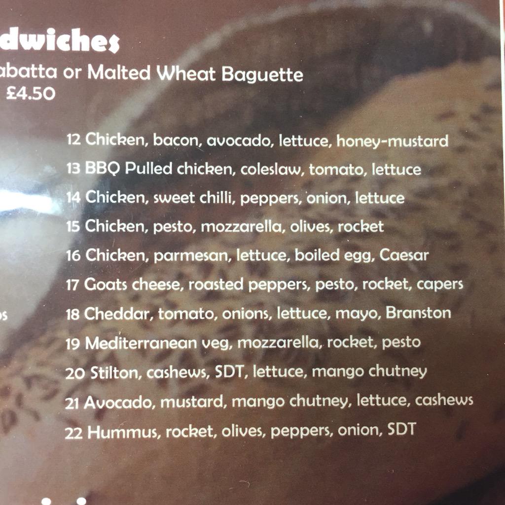 IndulgentTarte's tweet photo. SANDWICHES £4.50 TO SIT IN - UNBELIEVABLE VALUE! OPEN FROM 11AM! http://t.co/cCtf5BbdDS