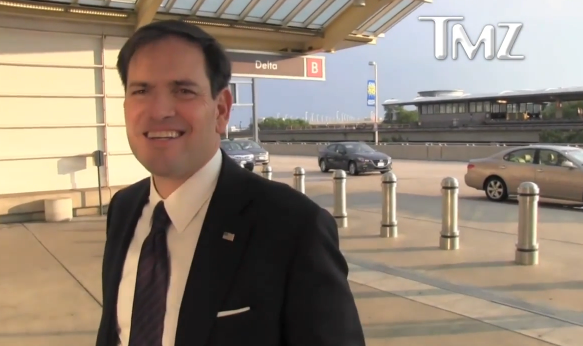 NRO's tweet photo. Video: TMZ Ambushes Rubio About Cecil the Lion, but Rubio Turns the Tables http://t.co/QKfxKCKS7A http://t.co/2kPNV5o0Ns