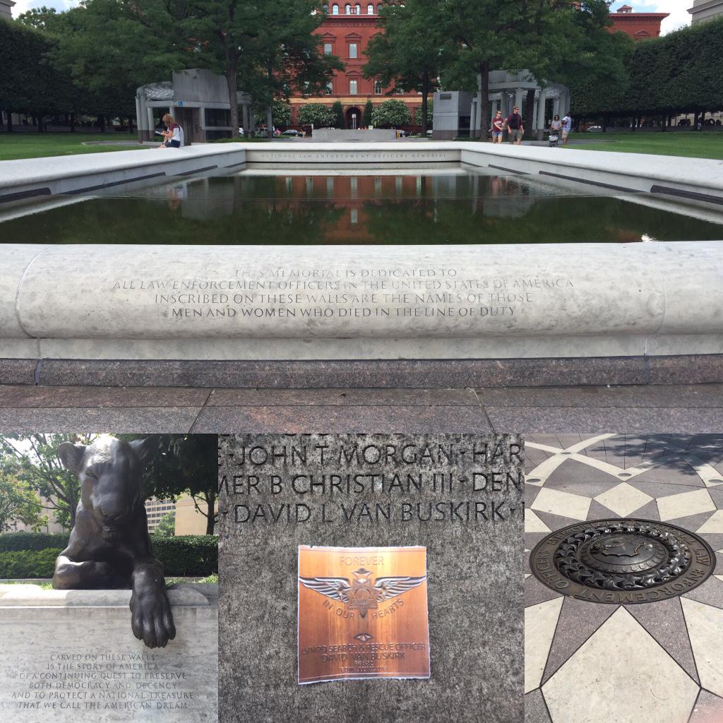LVMPDSAR's tweet photo. Dave’s name at the National Law Enforcement Memorial in DC #SR3 http://t.co/efbxUzWsLg