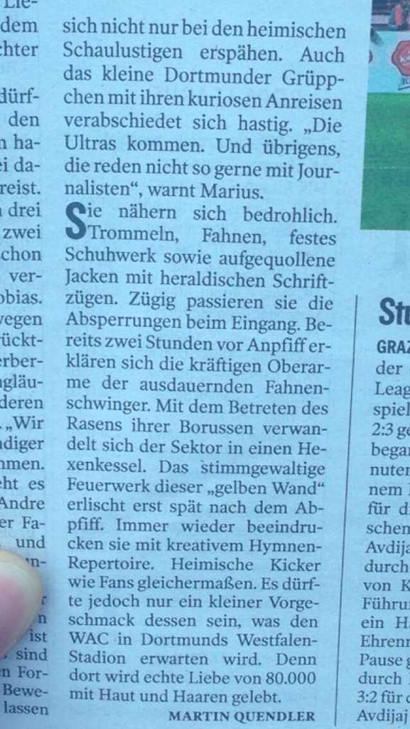 nicolaido's tweet photo. Da scheinen einige aber Eindruck hinterlassen zu haben in der österreichischen Provinz. #wacbvb http://t.co/1tWdDljkrZ