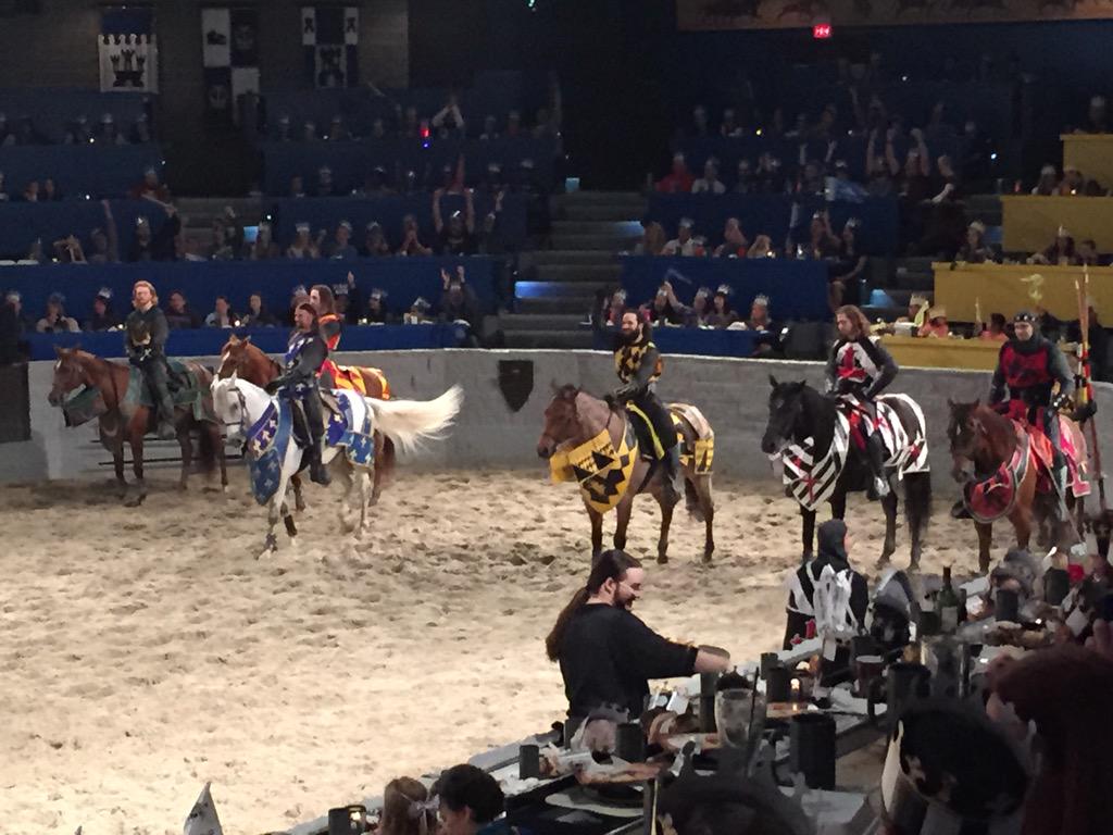 disneydad1701's tweet photo. Love Medieval Times! http://t.co/hRMyDkWCYx