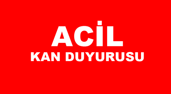 ÇOK ACİL HASTA DOĞUMA GİRECEK
BURSA ULUDAĞ ÜNİVDE
LÜTFİYE HAMZAÇELEBİ İÇİN AB+POZİTİF KAN İHTİYACI
0534 395 0254
