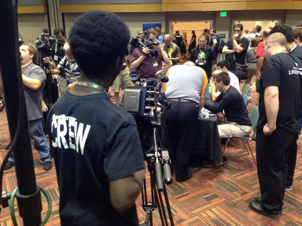 FRMediaIndy's tweet photo. Day 3 of Gen Con @Oomba @UpperDeckSports http://t.co/7bPkfaf0G7