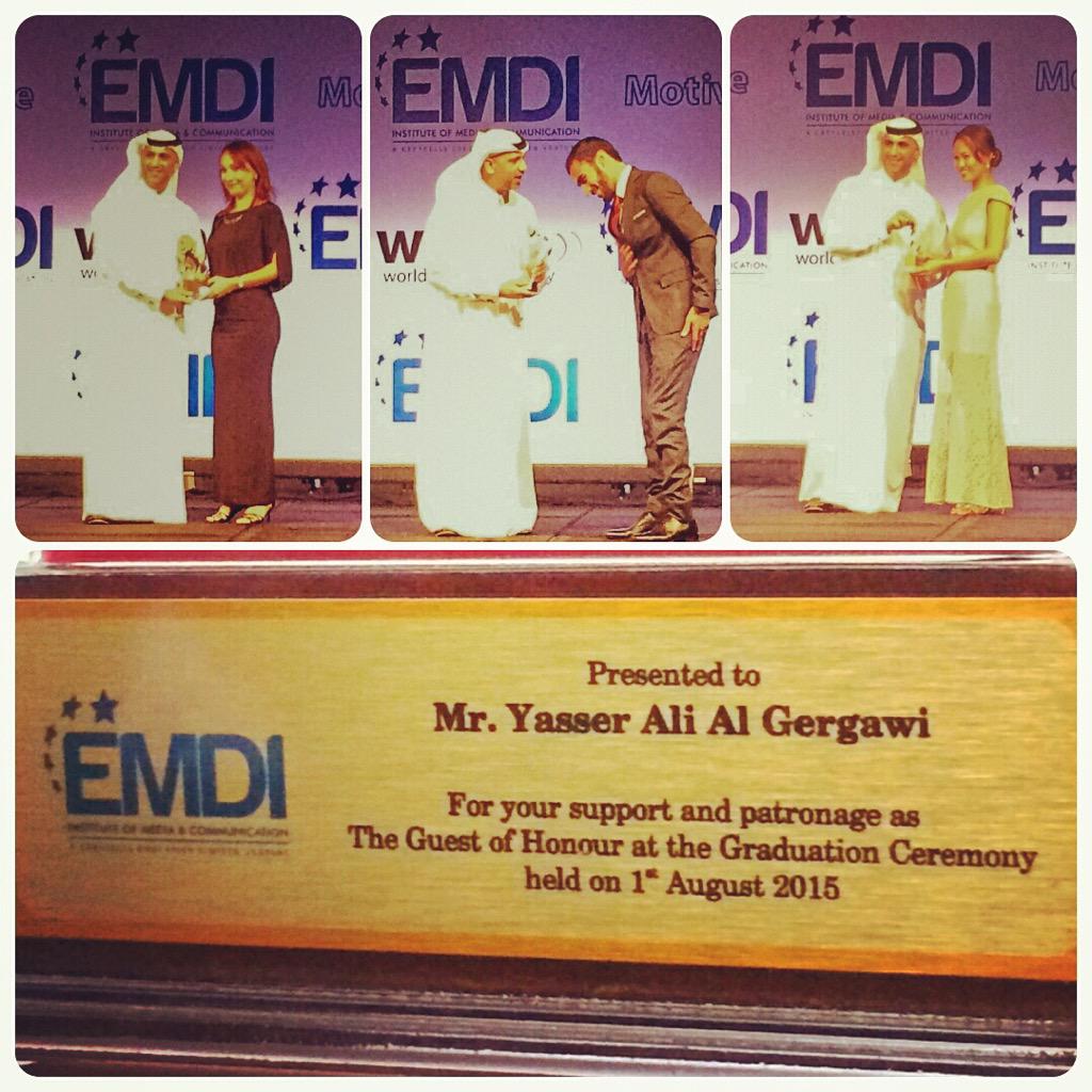 yasseralgergawi's tweet photo. Special thanks to #emdiuae for choosing me as a Guest of Honour at the #graduation #cermoney http://t.co/LckEdca3oo