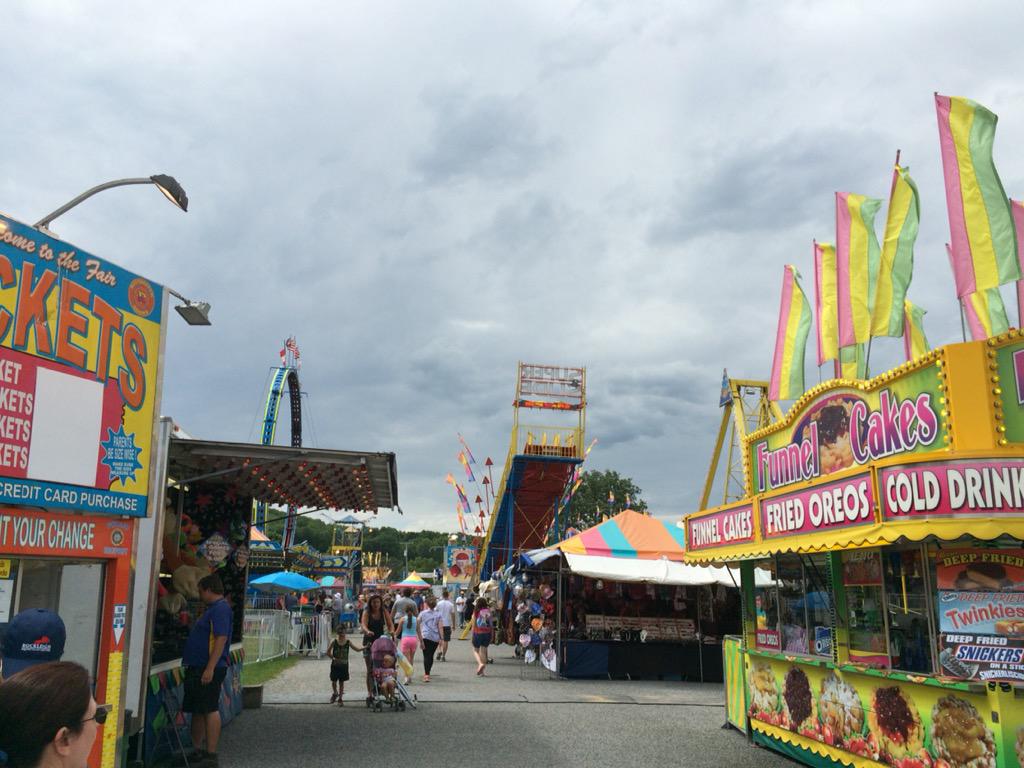 genejm29's tweet image. Part of the #NJStateFair Midway...