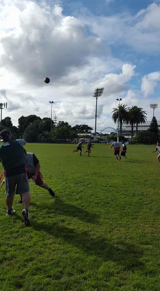 nzflagfootball's tweet photo. Great turnout to yesterday's Flag Football taster session! Lots of talent on display! #FlagFootball #Fun #compete http://t.co/qUqPKC9elt