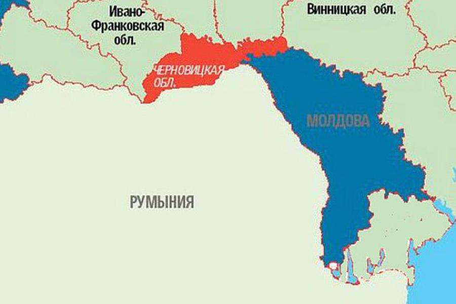 Карта молдовы и румынии