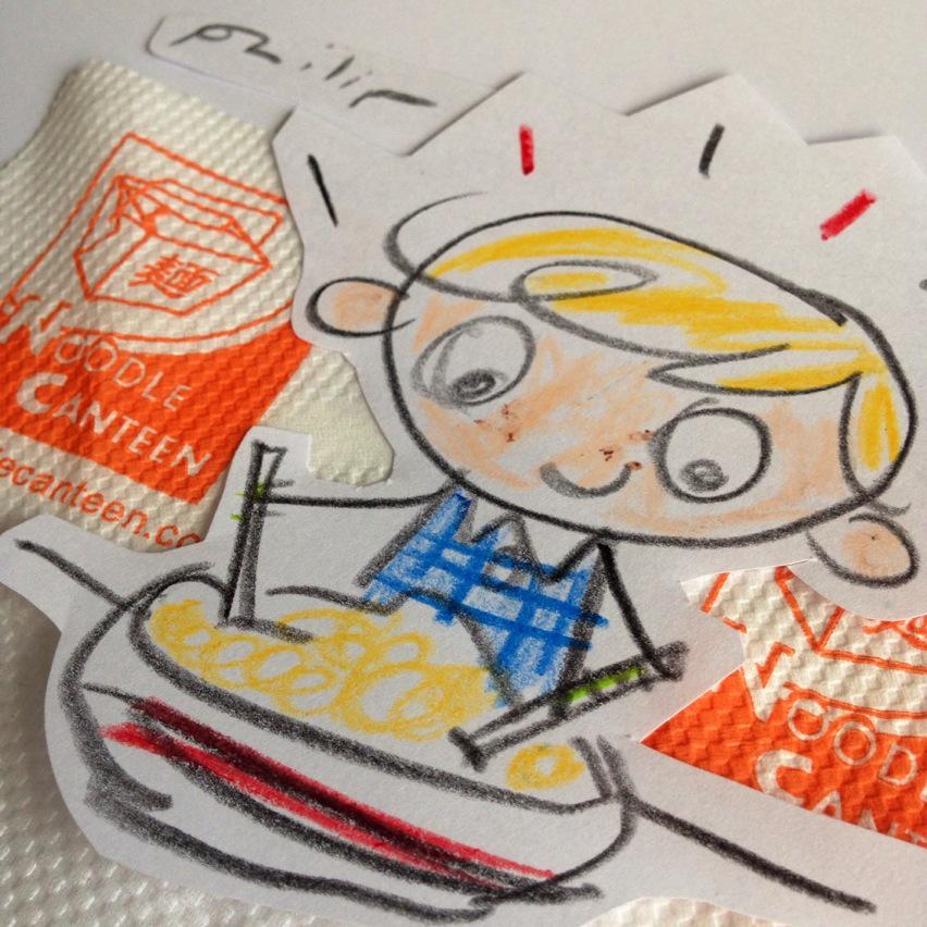 PeeBoy's tweet image. Noodles and doodles on the move. #takeaway #leavebehind