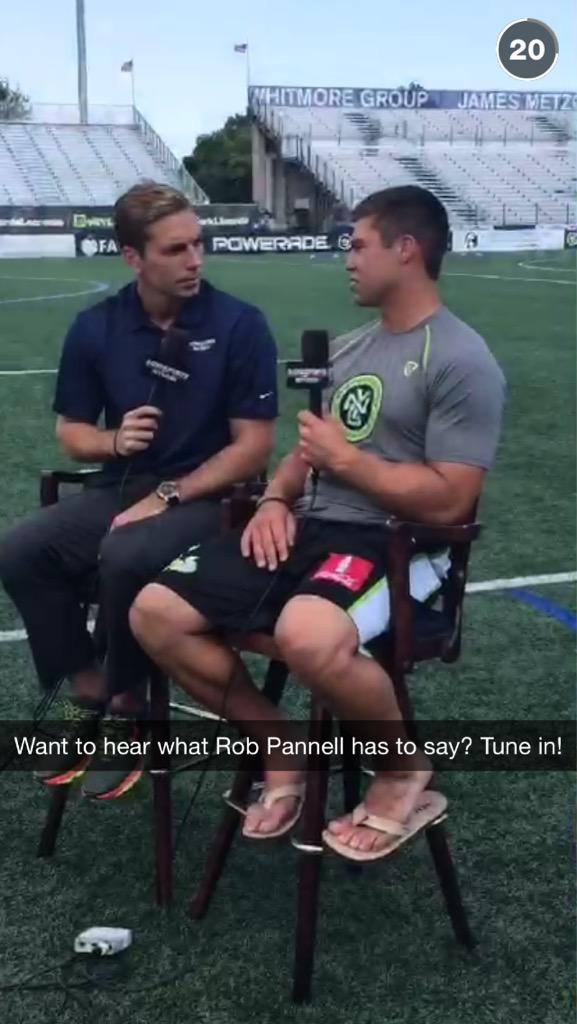 NYLizards's tweet photo. @RobPannell3 Is on the microphone!🐉 http://t.co/yTkYcJ7ltH