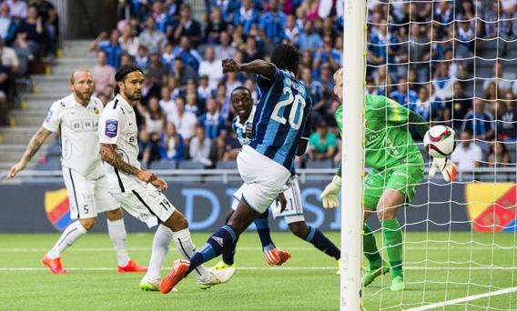 Zuta looks on during the game