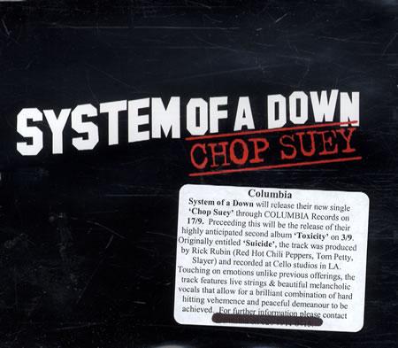 SongJungle's tweet photo. #SongOfTheDay - "Chop Suey!" by System Of A Down > https://t.co/1IYhJIGce6 #SOAD @systemofadown http://t.co/OCrUBy8zWW