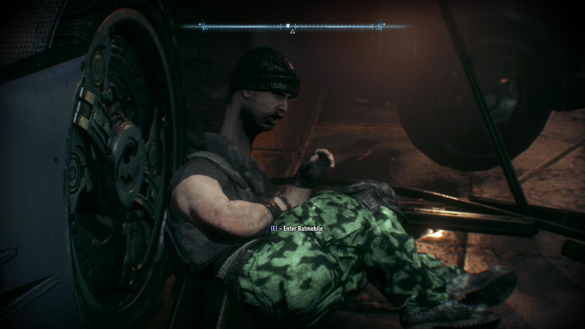 JamesWillems's tweet photo. When it comes to the Arkham Knight, "non-lethal" doesn't always mean non-lethal. #RIPCrime http://t.co/T34MJQ2roO