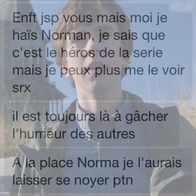 FRbatesmotel's tweet photo. "Je l'aurais laisser se noyer" 

D'accord avec ou pas? 

#BatesMotel @FRbatesmotel http://t.co/Co58kOWMNq