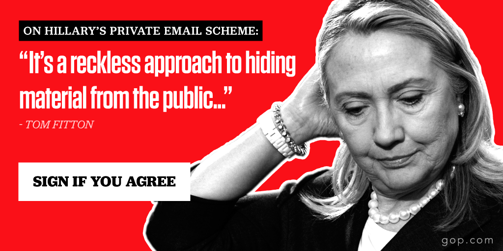 Republicans's tweet photo. Hillary's email server claims are going up in smoke. http://t.co/jYdcEBxJ1Q Even more reason not to trust her. http://t.co/9tw70mvHZ2