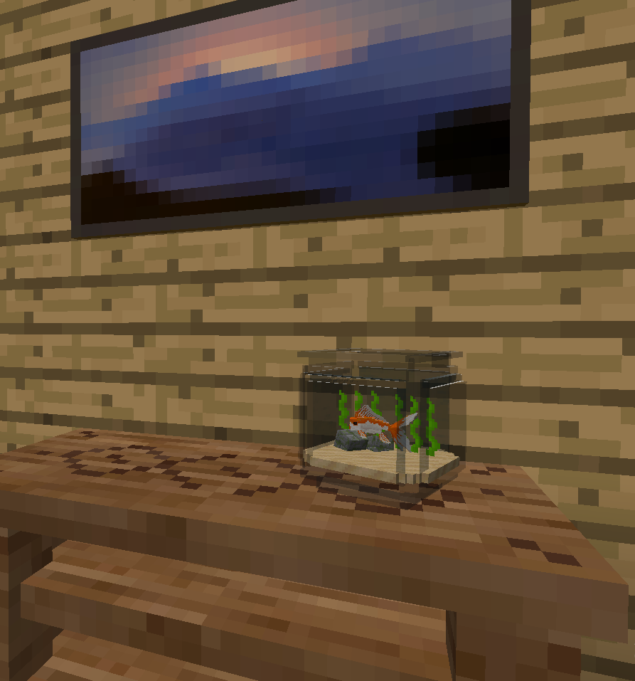 RazzleberryFox's tweet photo. Fishbowls in Minecraft! :O #DecocraftMod http://t.co/msxib7kVPN