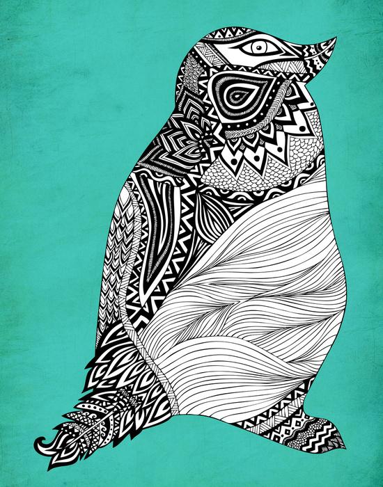 followmastery's tweet photo. Tribal Penguin http://t.co/SX5mjZuR1I #art http://t.co/K2dAMUpnnN