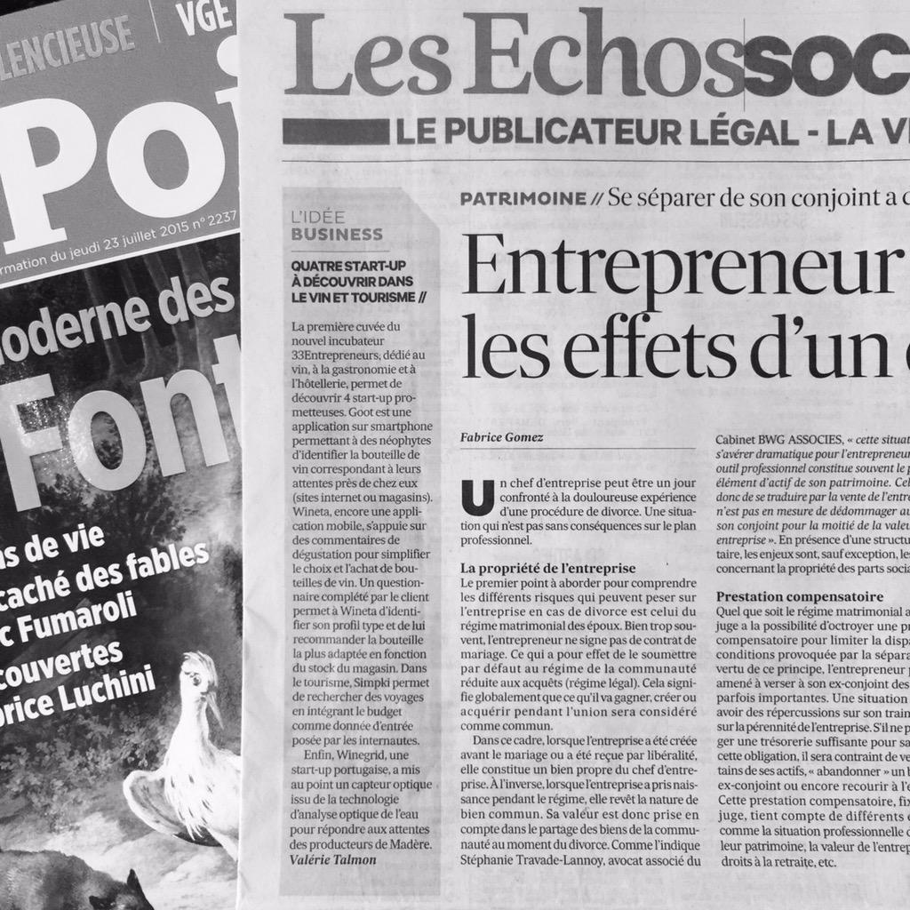 vincent_pretet's tweet photo. Hey @LesEchos! Thanks for promoting @33entrepreneurs' #startups: @gootfr @WinetaCom @Winegrid @SimpkiTravel #33USTour http://t.co/b9TqYRYfVk