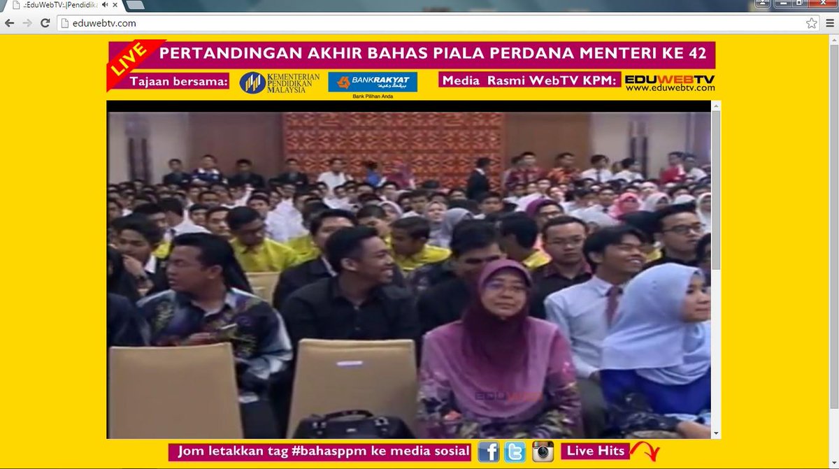 akmalaffendi's tweet photo. livestreaming gak lah. kemon @staripoh . #ppm2015 #bahasppm http://t.co/TnRAWKQNO9