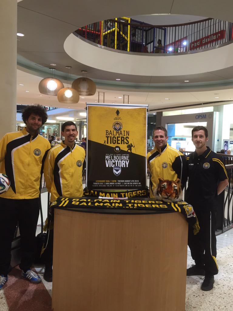 Big thanks to #westfield for helping us promote our #FFACup game against #gomvfc in their Burwood store today!