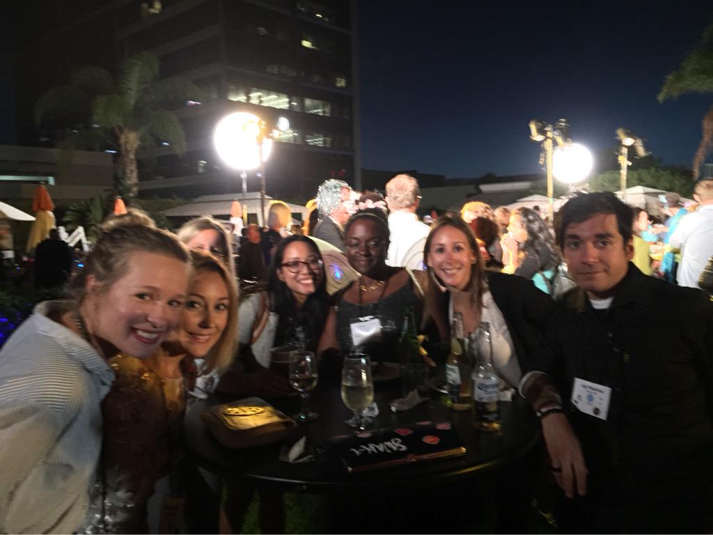 CarlySteinbaum's tweet photo. Having fun with my new, brilliant friends at the 2015 @scbwi conference!  #LA15SCBWI http://t.co/kvFpZ9juIh