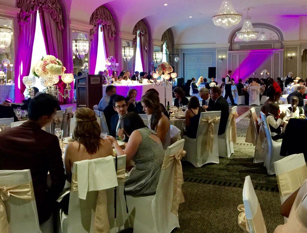Beautiful wedding ceremony &amp; reception tonight at <a href="/WestinNS/">Westin Nova Scotian</a>. #HappilyEverEverest