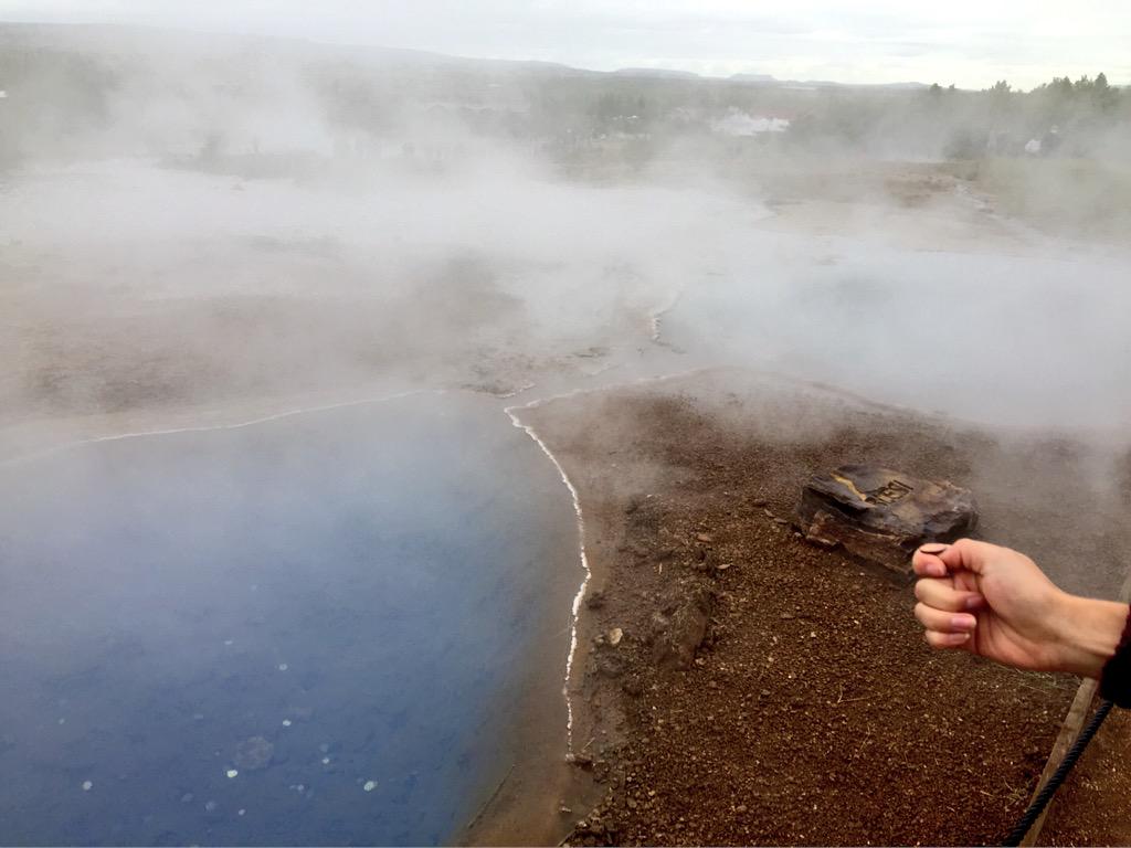 nichols_skye's tweet photo. *Wishful thinking into an Icelandic geyser* http://t.co/x4YDrWWZgK