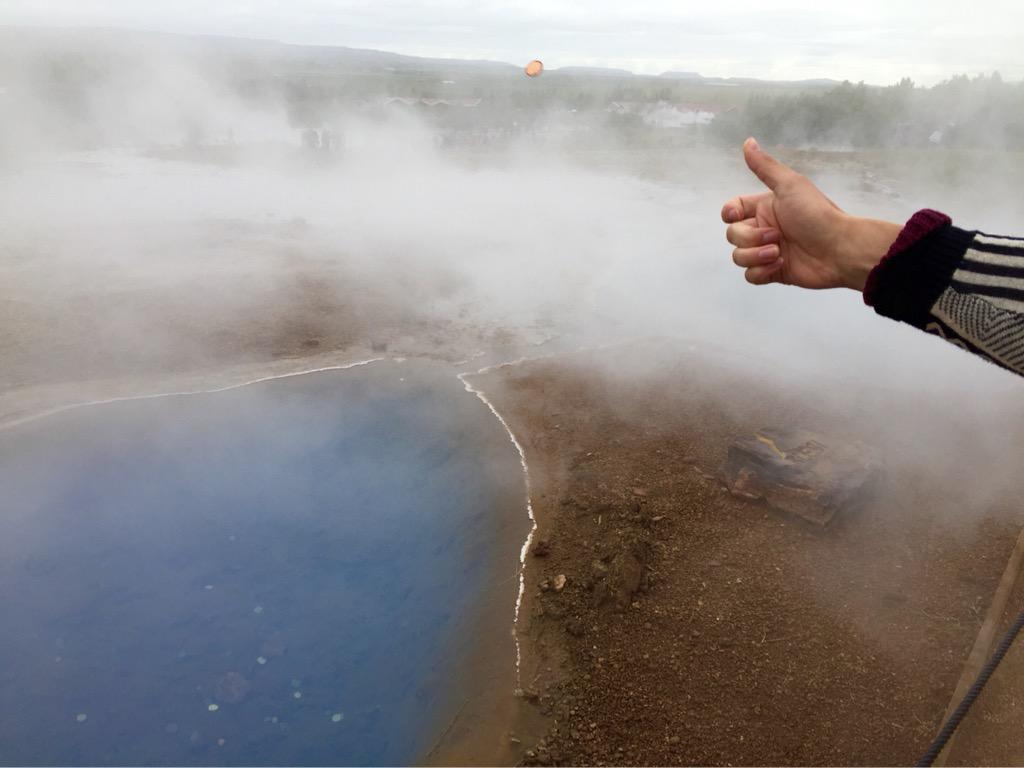 nichols_skye's tweet photo. *Wishful thinking into an Icelandic geyser* http://t.co/x4YDrWWZgK