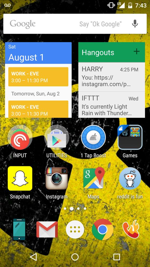 1SecAndroid's tweet image. Google Now Launcher - Simple, fast, and my go to #Laucher. (play.google.com/store/apps/det…) #Android #AndroidApps