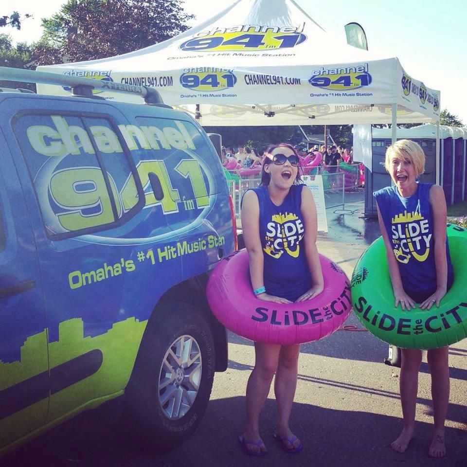 itsmaddiebitchh's tweet photo. #slidethecity #channel941 Slide the city, big success! @Channel941Omaha http://t.co/eQuhBLljH9