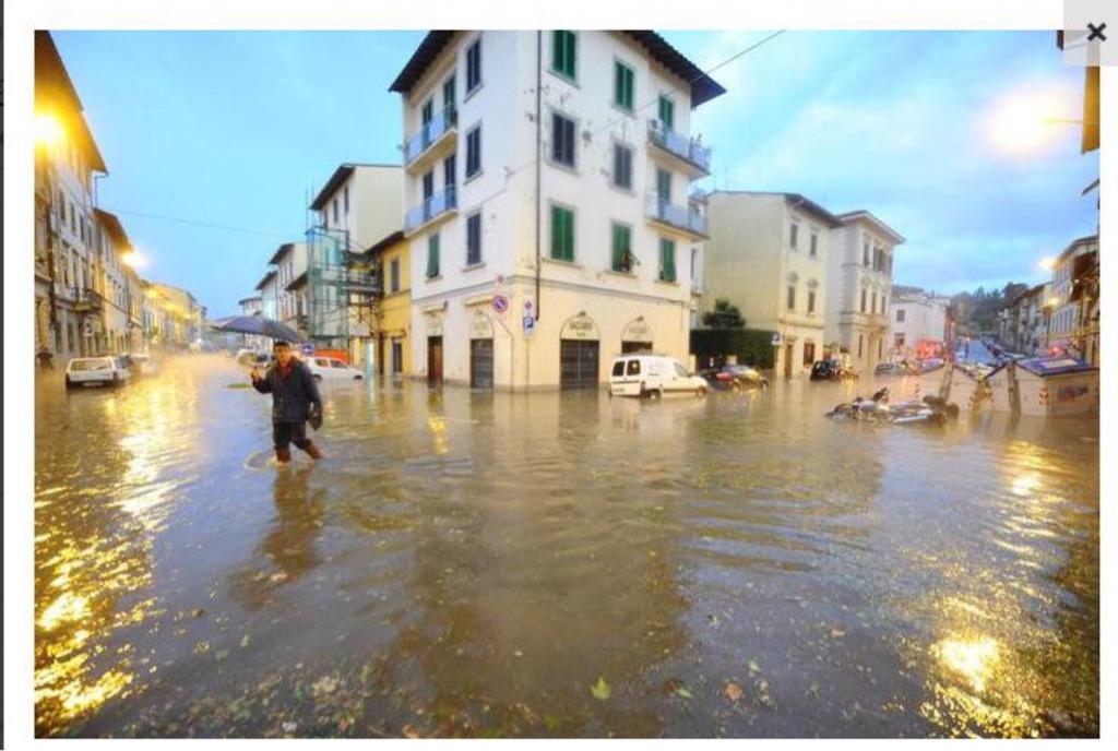 Maltempo Toscana, nubifragio colpisce Firenze