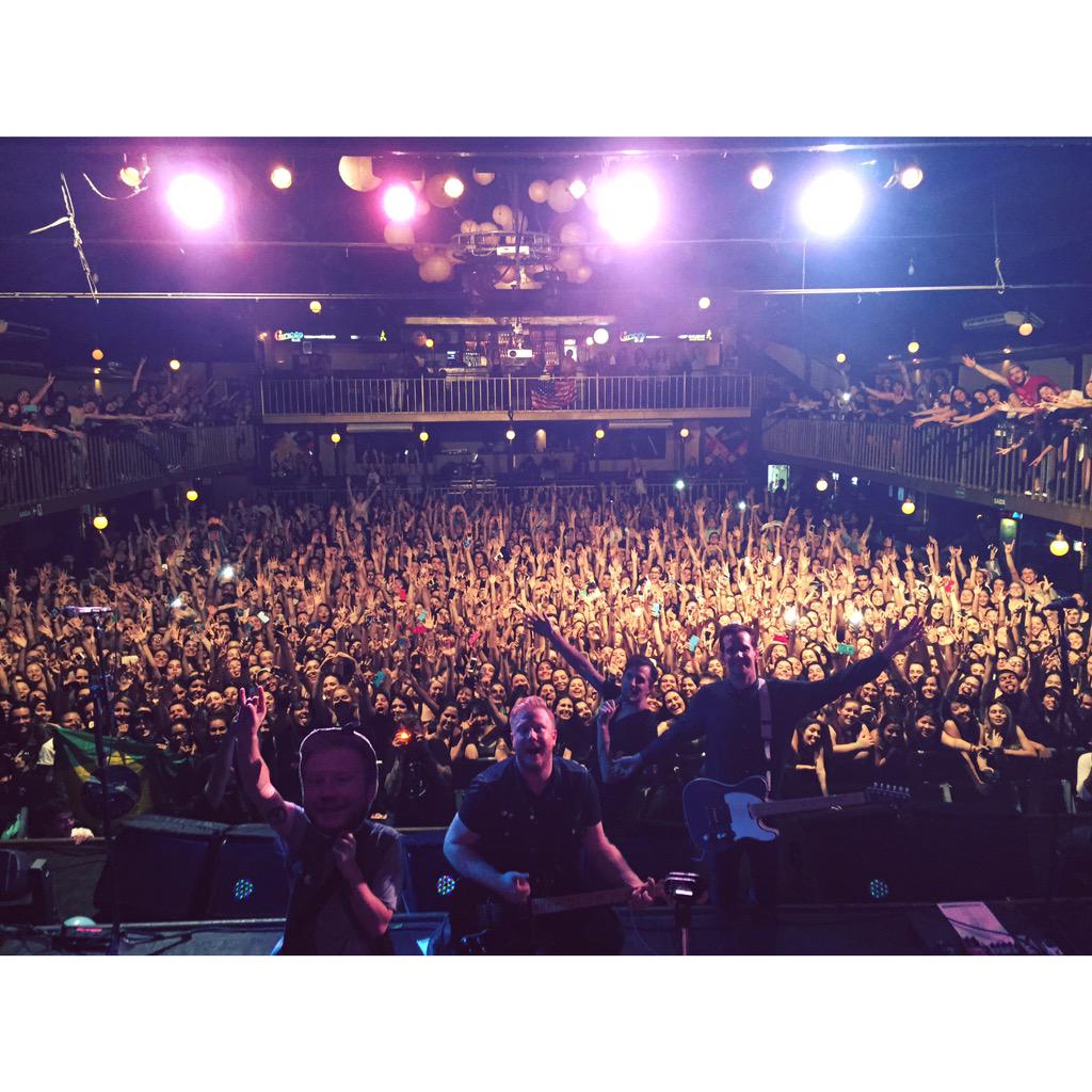 Nós amamos vocês São Paulo! Muito obrigado!