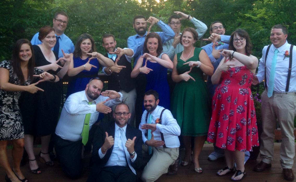 uakronalumni's tweet photo. Once a Zip, always a Zip!   #WheresYourZ? #ZipWedding #ForeverAZip http://t.co/hpQ0qoRgdE