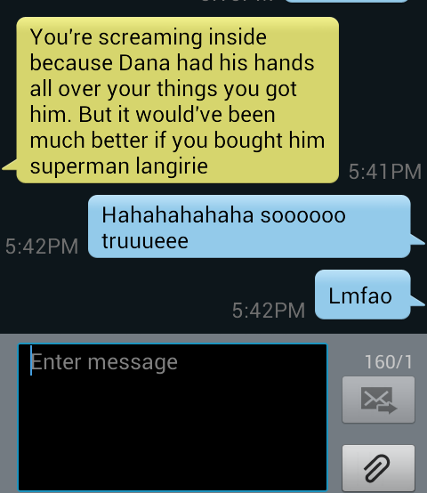 QuyannaHarrison's tweet photo. My sister knows me so well haha @DanaIM5 @IM5band I wouldn't do that Lol #im5 #5er http://t.co/cJstaglv9K