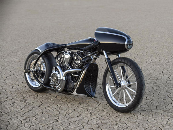 theluxecafe's tweet photo. Check out the futuristic, minimal, mean machine #IndianMotorcycle’s #BlackBulletStout by #JebScolman. #luxury http://t.co/b7QqqVhiFd