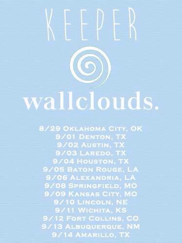 wallclouds's tweet photo. @Keeperokc and ourselves will be sleeping on floors in these select cities. http://t.co/wcKdDdsZgC