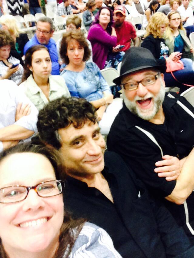 kelly_carlin's tweet photo. Awaiting Mr. Larry Miller & Mr. Seinfeld with @PaulProvenza & #RonOrbach http://t.co/p9doXAPzfW